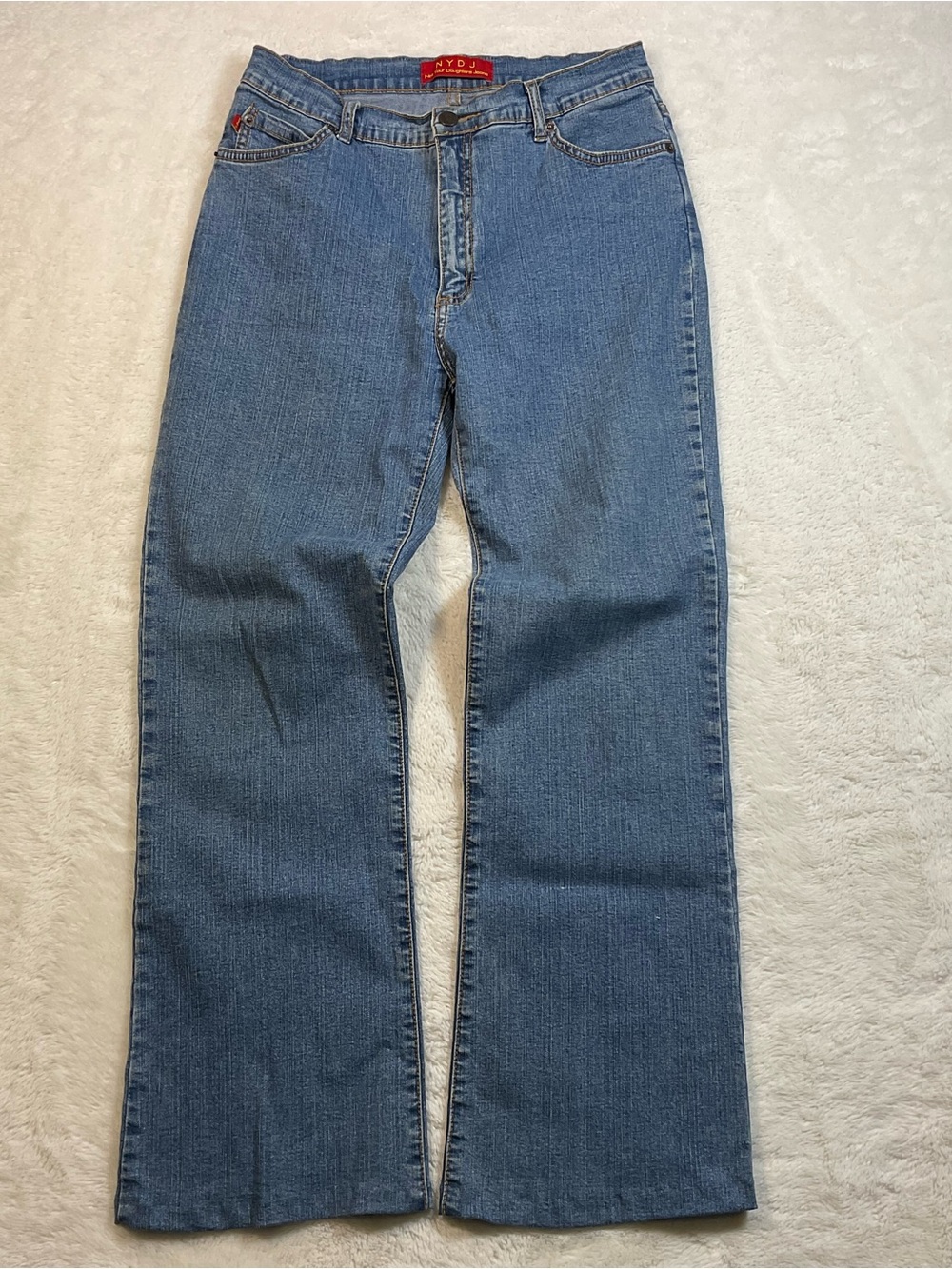 NYDJ Not Your Daughter’s Jeans Women’s Size 8 Bootcut Stretch Blue Denim